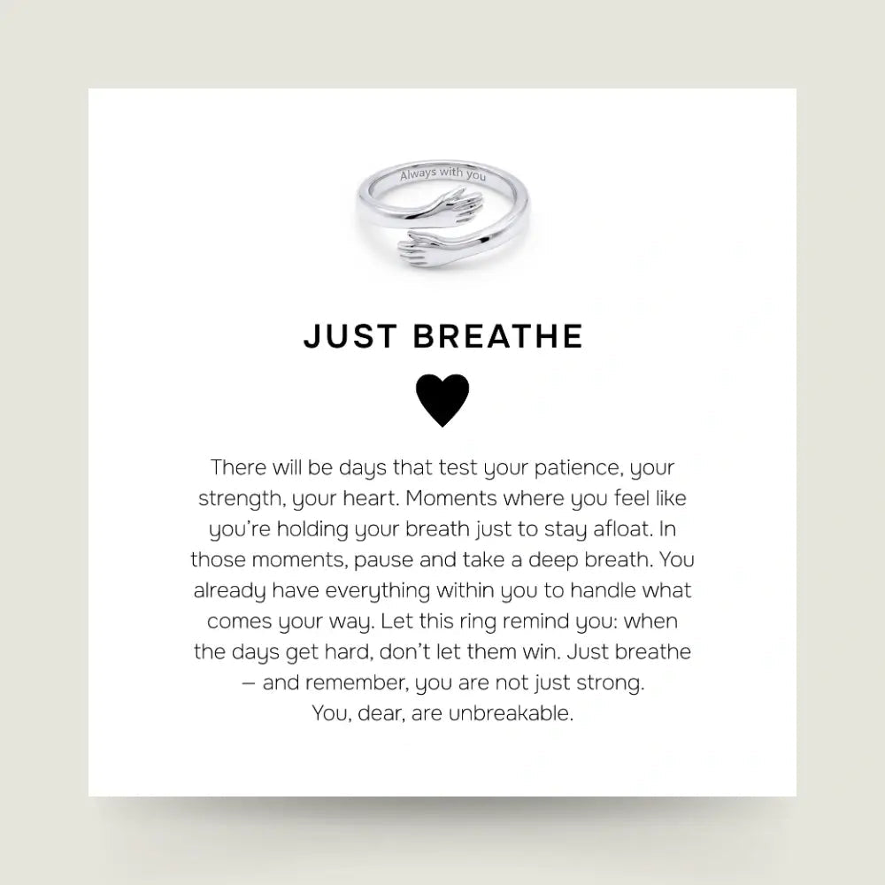 Just Breathe Hug Ring