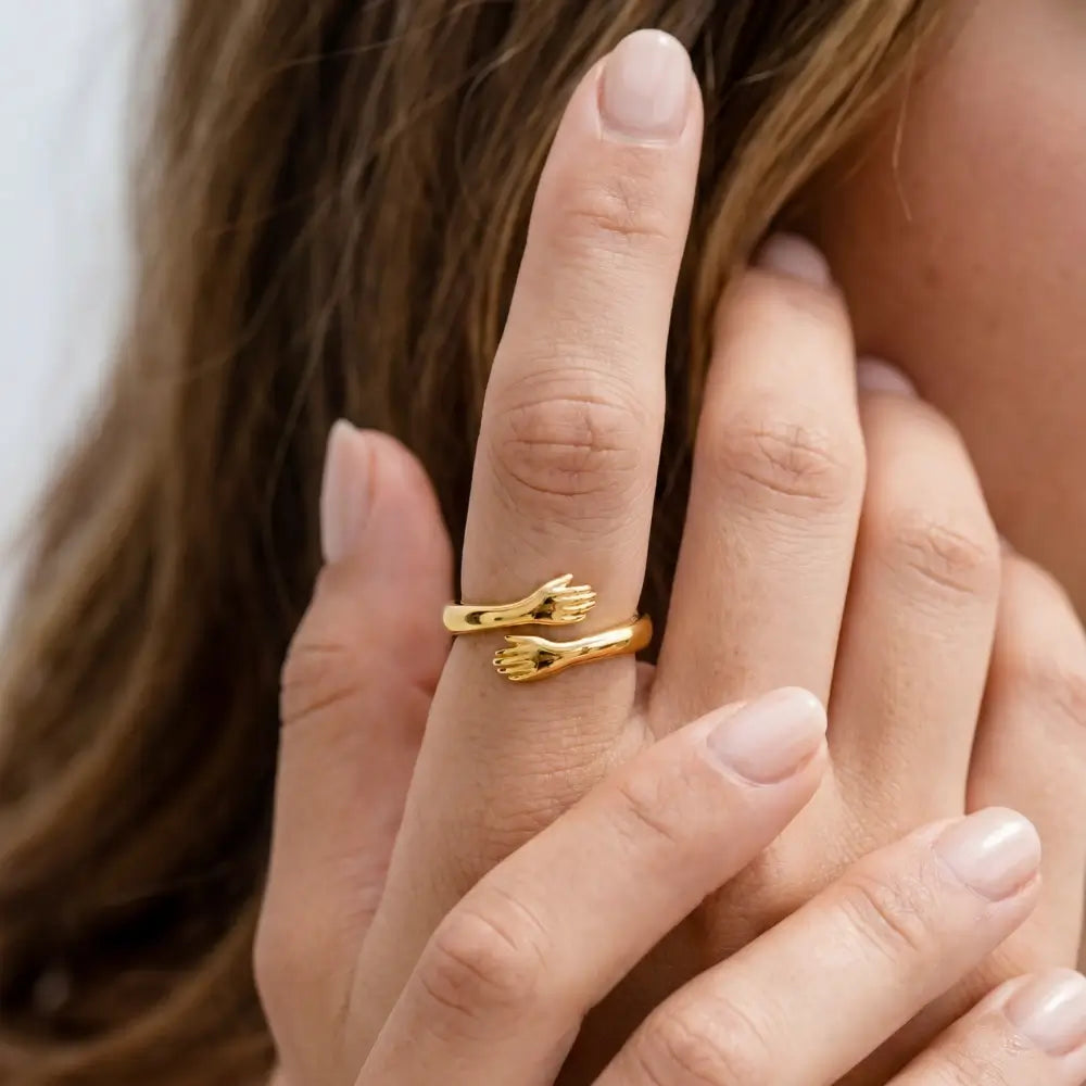My Precious Granddaughter - Gold Hug Ring