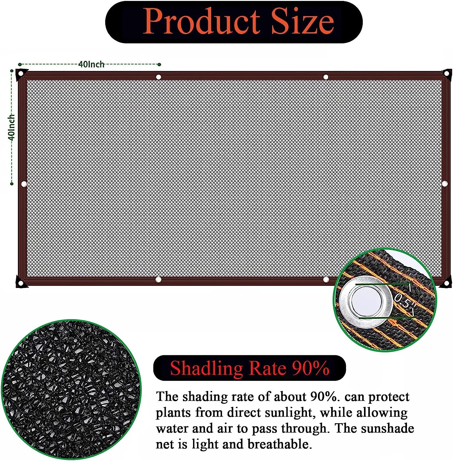 Outdoor Shade Cloth for Patio, Garden & Pergola – Breathable Sun Shade Solution