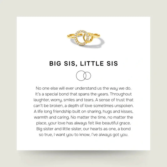 To My Sister - Always Us Gold Ring