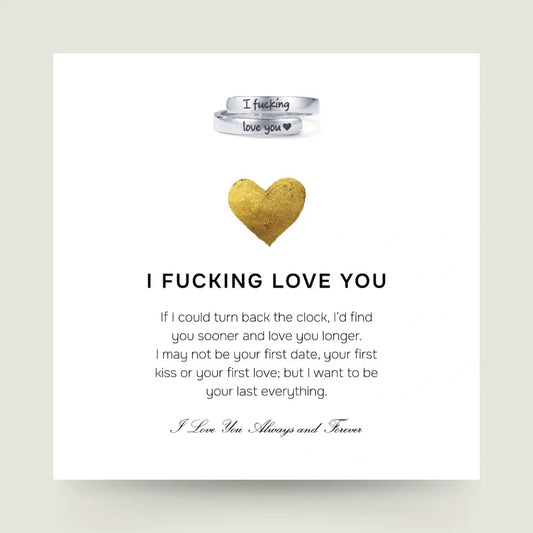 I F♡cking Love You Ring