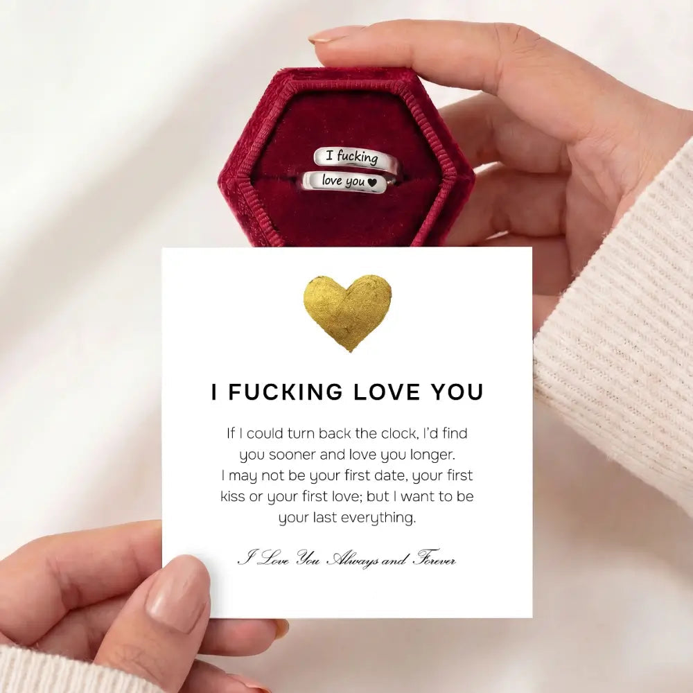 I F♡cking Love You Ring