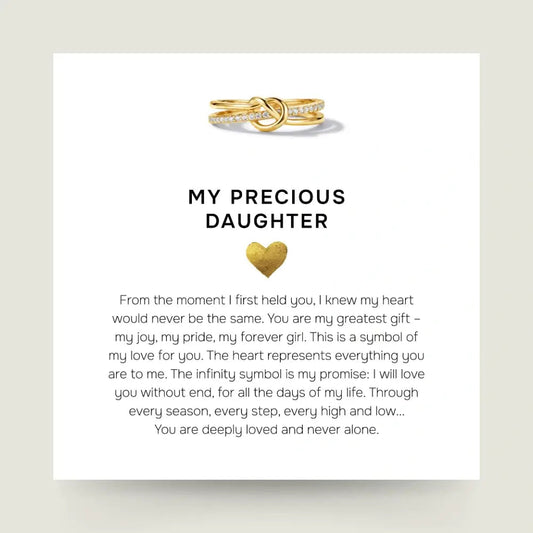 Mother & Daughter - Gold Linked Forever Ring