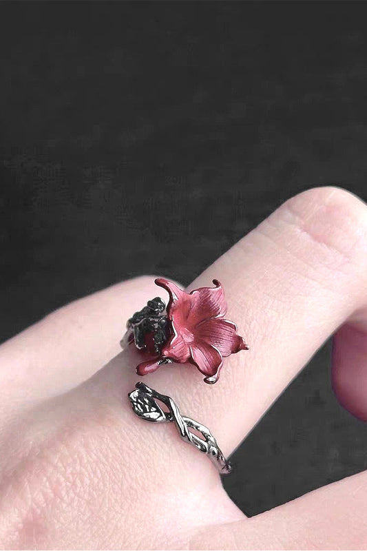 Retro Gothic Mandala Ring