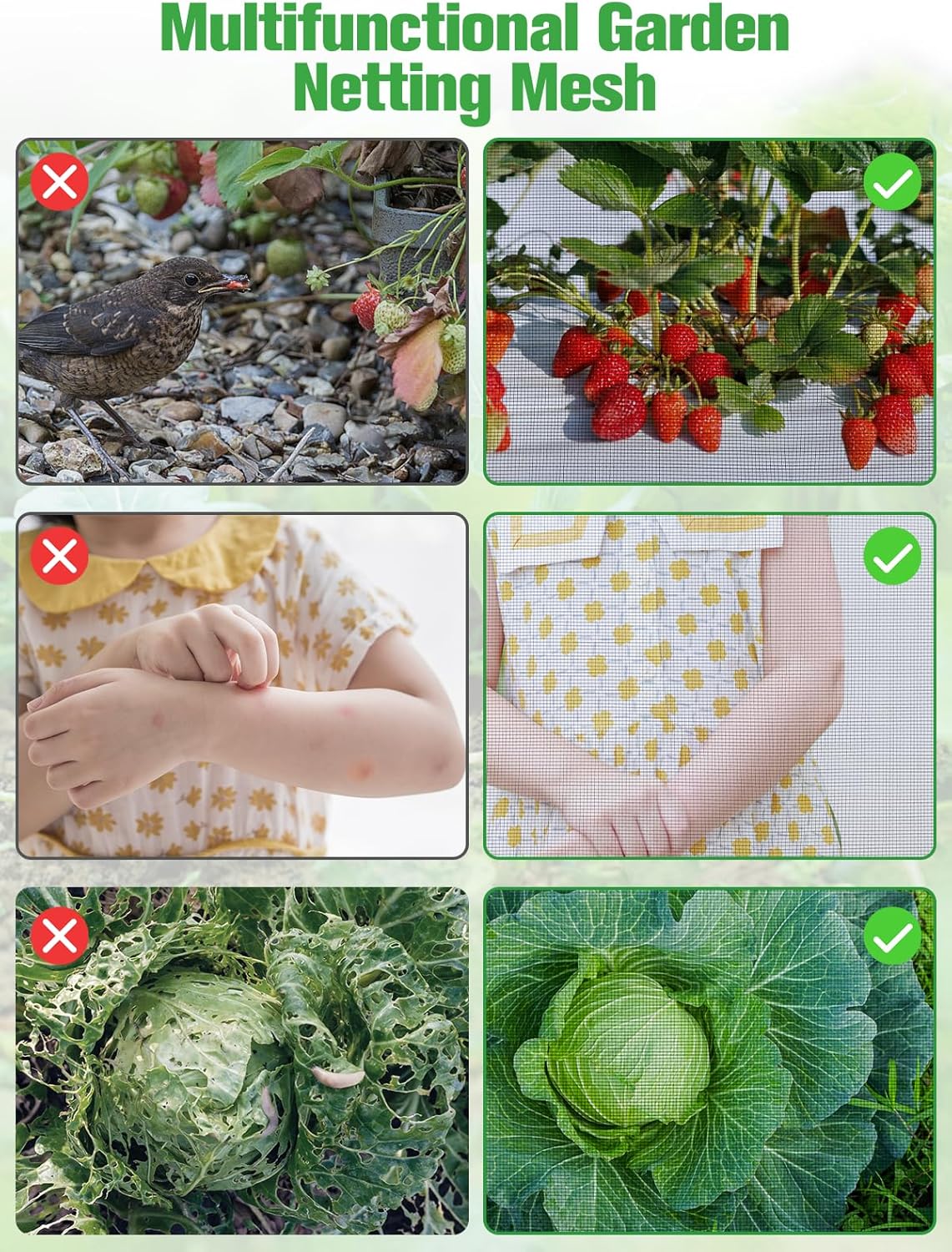 Mosquitera de Protección de Verano – Malla Transpirable Anti-Insectos para Patios, Balcones, Jardines y Espacios Exteriores 🦟☀️