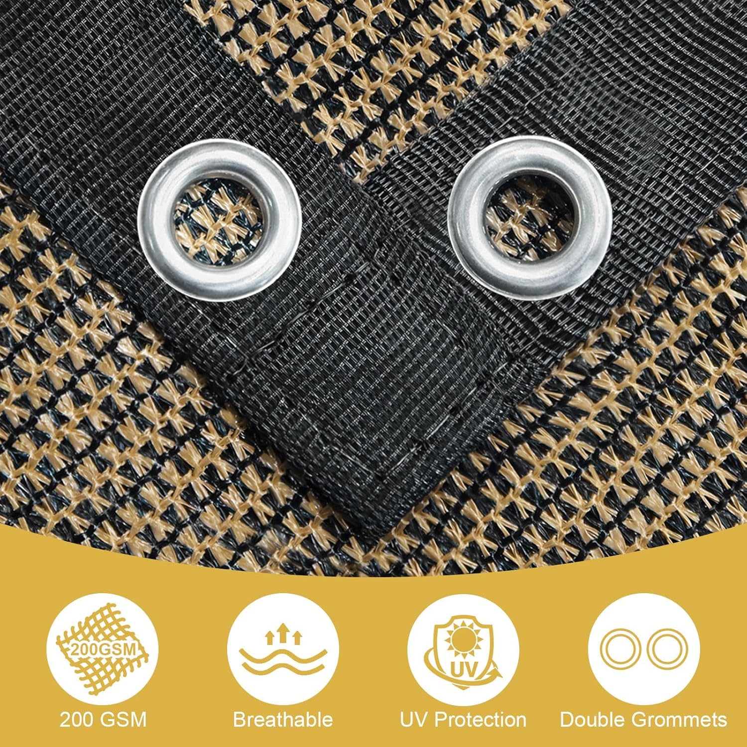 Outdoor Shade Cloth for Patio, Garden & Pergola – Breathable Sun Shade Solution