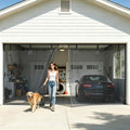 Magnetic Garage Screen Door for 2-Car Garage | Heavy Duty Mesh with Hands-Free Closure