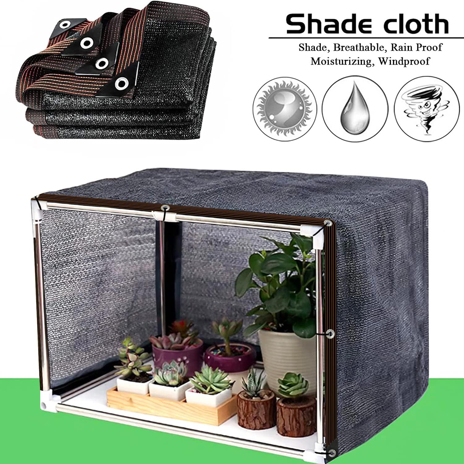Outdoor Shade Cloth for Patio, Garden & Pergola – Breathable Sun Shade Solution