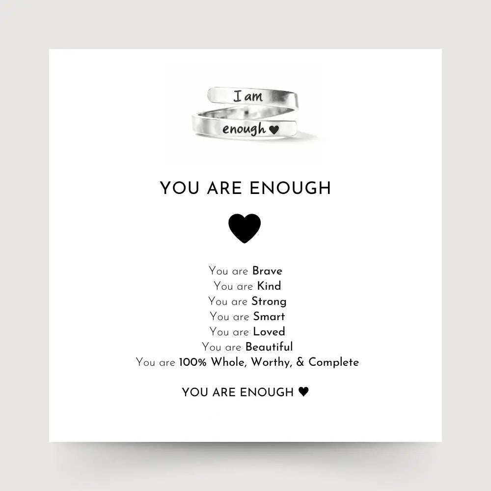 I Am Enough Ring