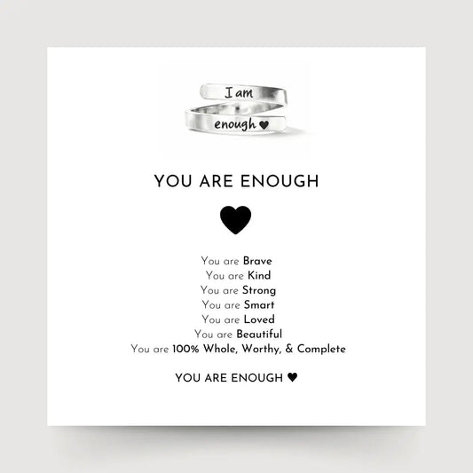 I Am Enough Ring