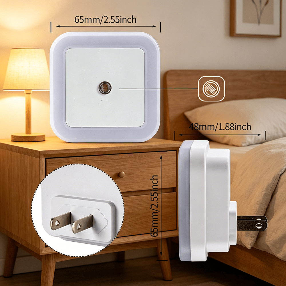 ✨Summer Clearance Sale 49% Night Lights Plug into Wall 6-Pack