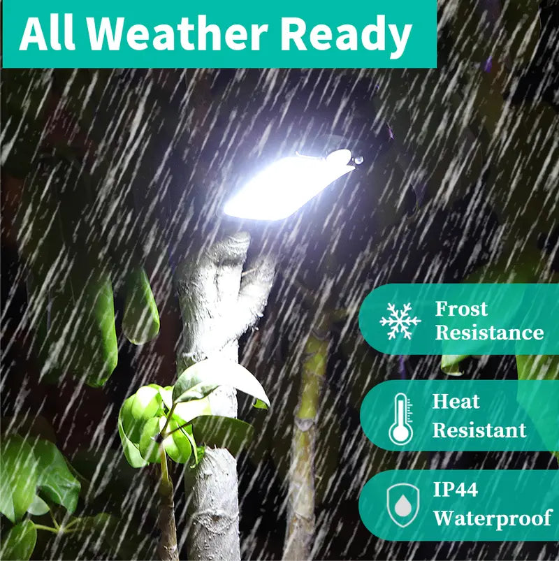 Solar Motion Sensor Clip Light – Waterproof Outdoor LED Lamp