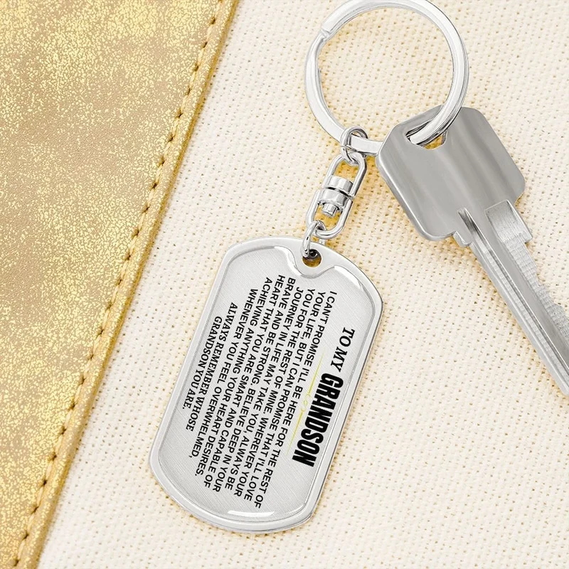 💖Keepsake for Granddaughter Keychain