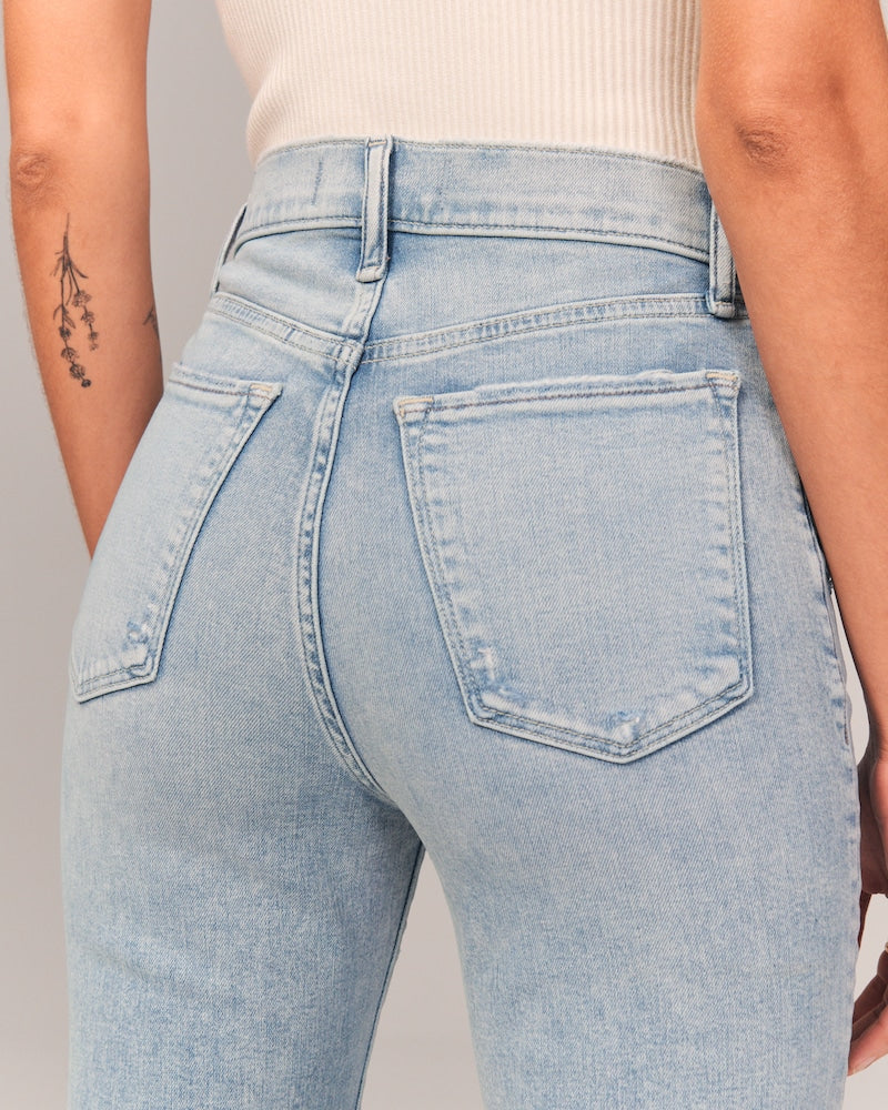 Ultra High Rise Stretch Flare Jean(Buy 2 Free Shipping)