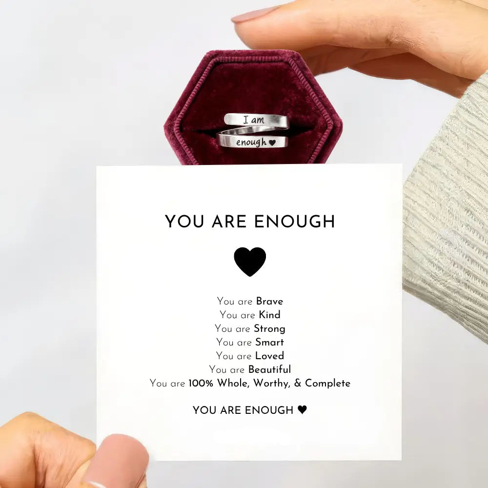 I Am Enough Ring