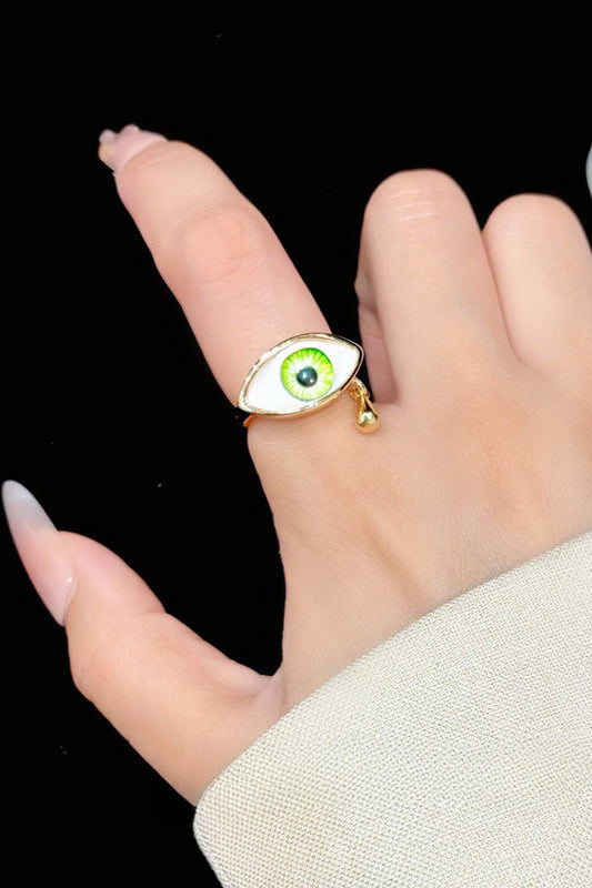 Teardrop Eye Unique Delicate Ring