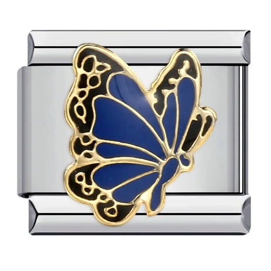 Blue Butterfly Charm
