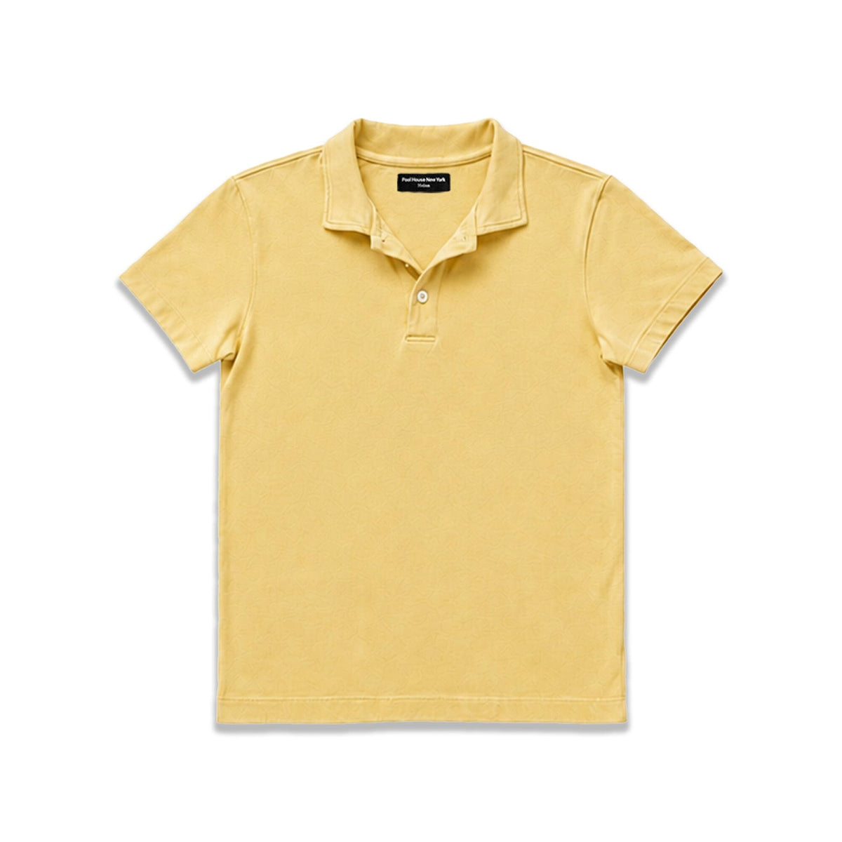 Los Feliz Crop Muscle Polo | Heavyknit - Butter Yellow