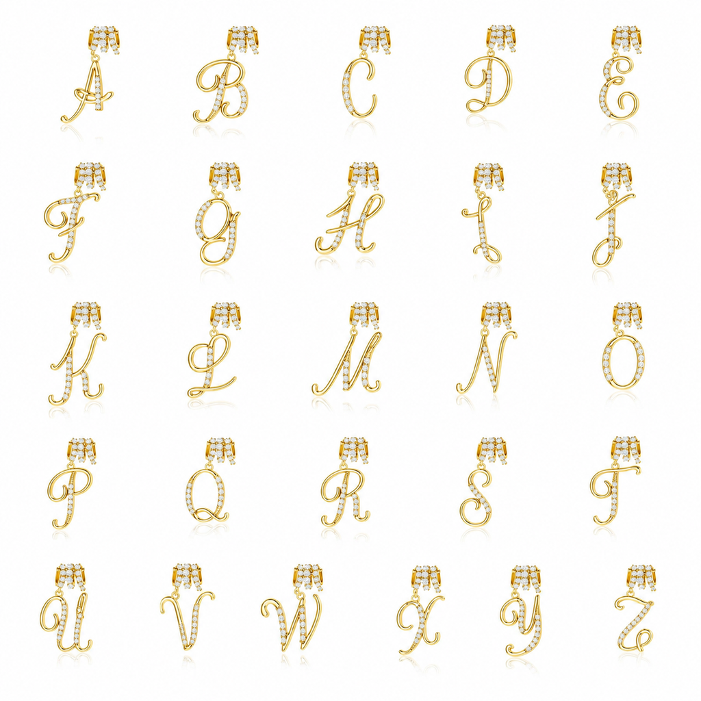 Gracie Initial Heart Necklace
