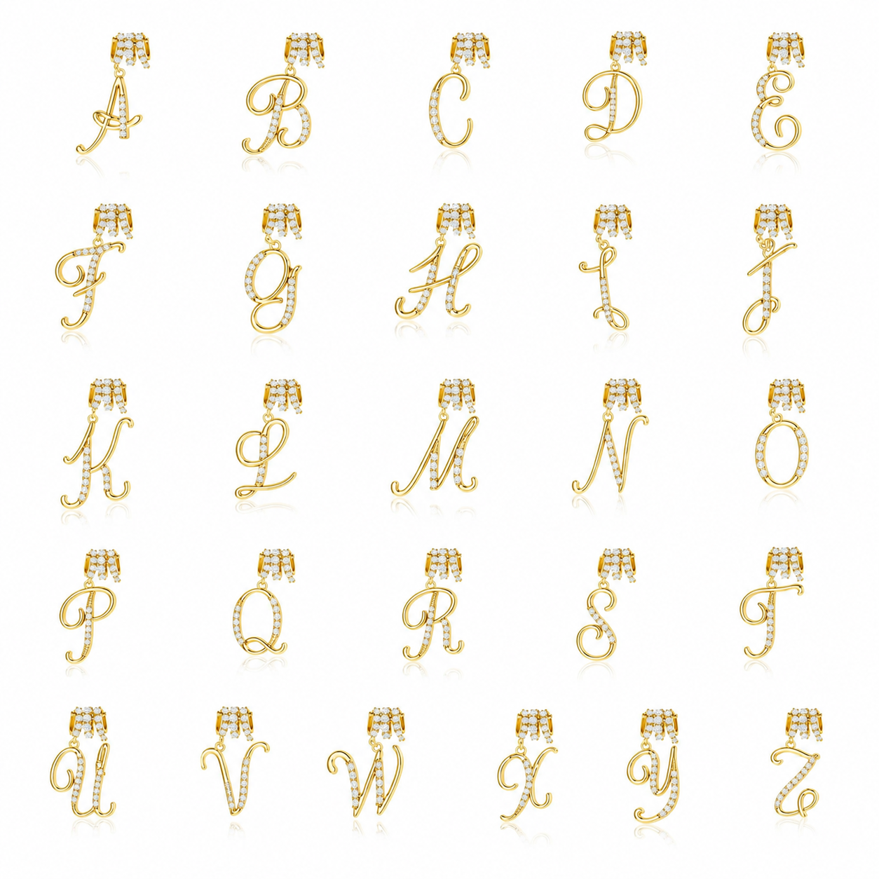 Gracie Initial Heart Necklace