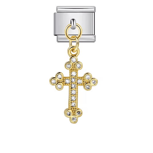 Dangling Cross Charm