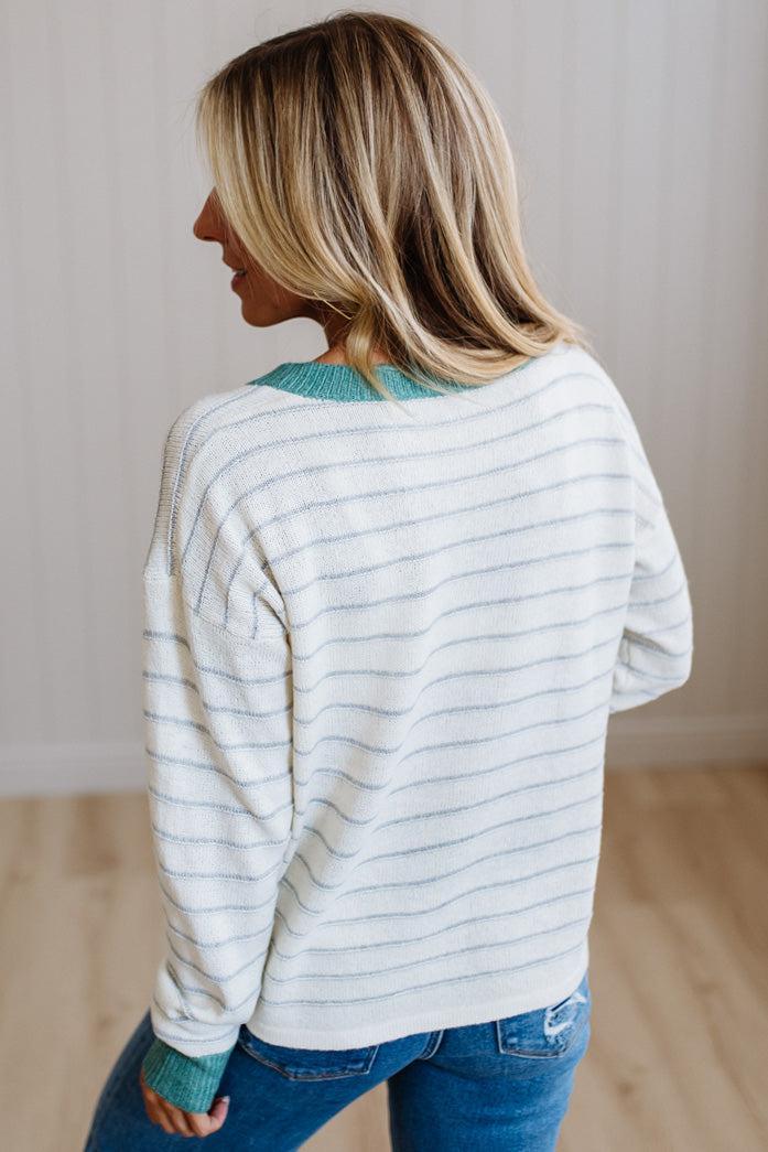 Darcy Striped Contrast Sweater