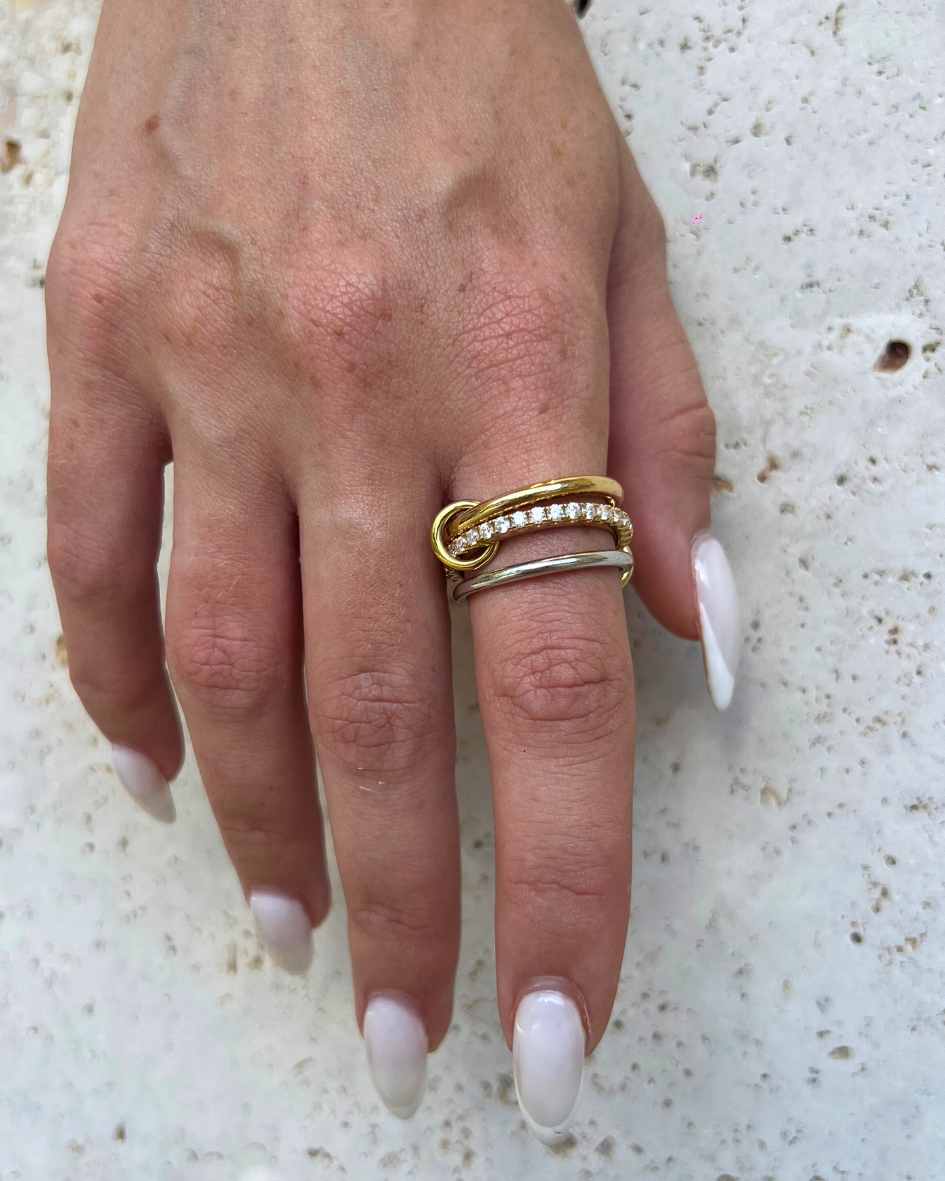 Elara Worry Ring - 18K Gold Vermeil