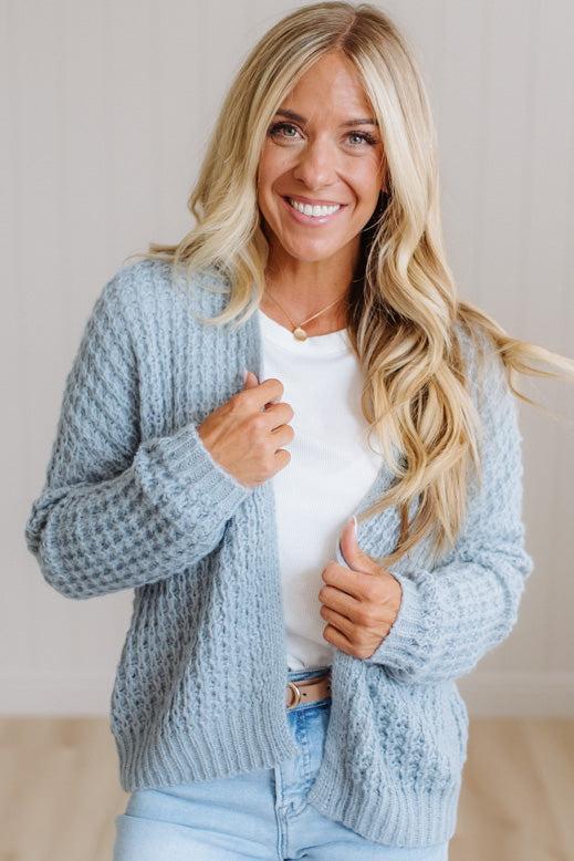 Eliza Waffle Cardigan