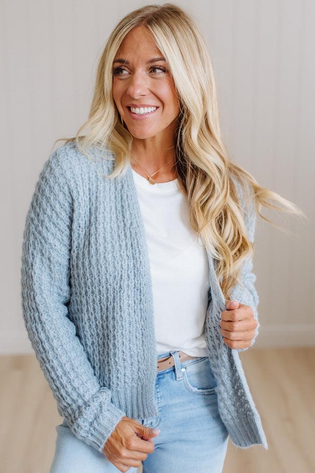 Eliza Waffle Cardigan