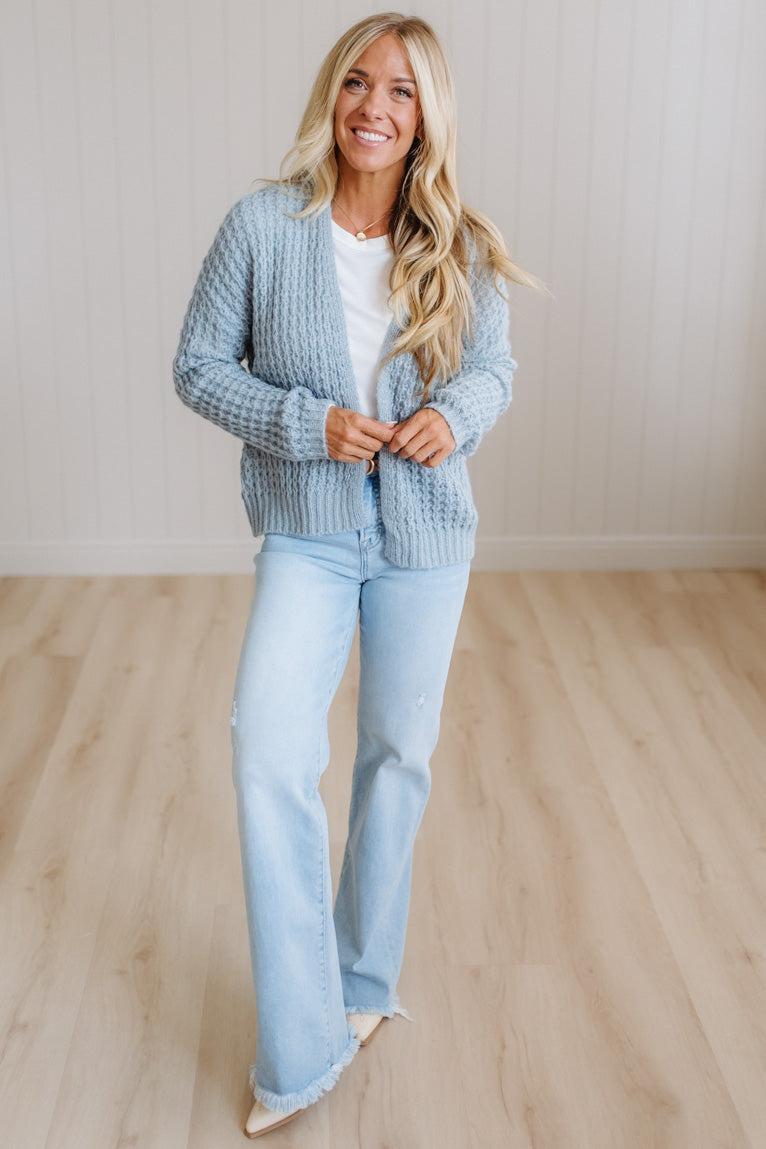 Eliza Waffle Cardigan