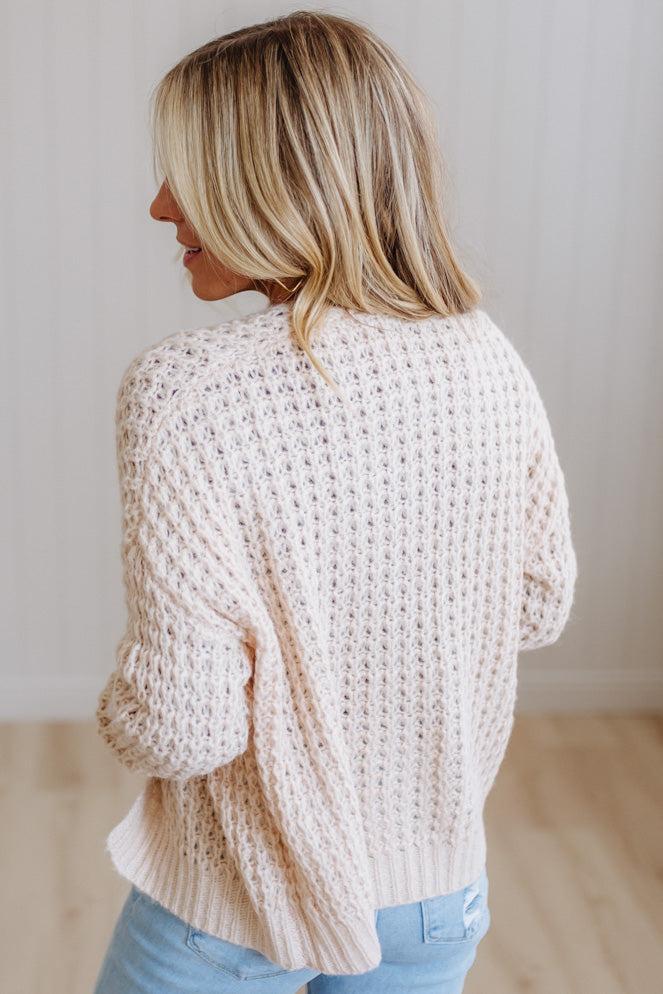 Eliza Waffle Cardigan