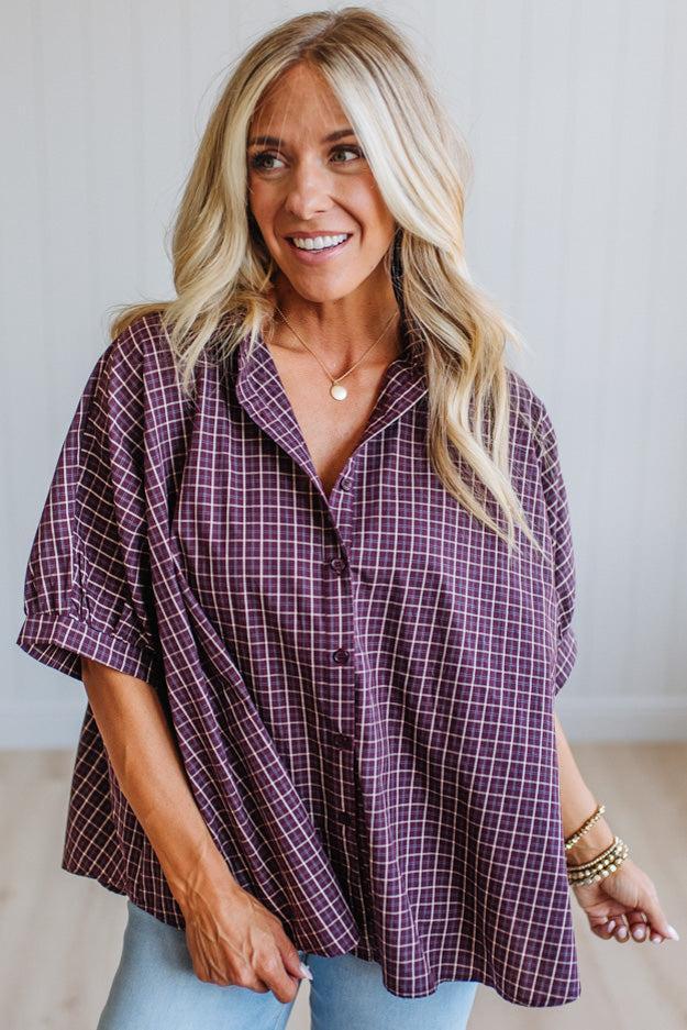 Ember Oversized Mid Sleeve Top
