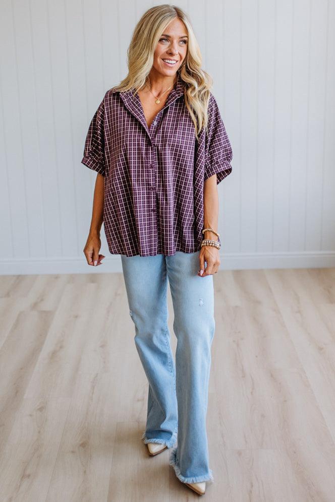 Ember Oversized Mid Sleeve Top