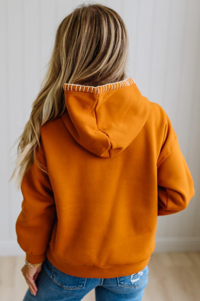 Fleece Lined Pumpkin Hoodie