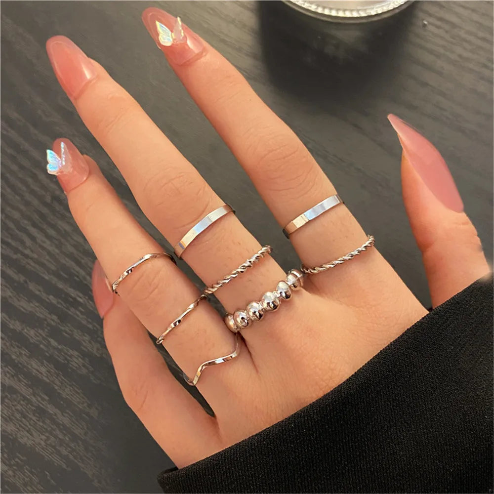Punk Vintage Gothic Poker Ring