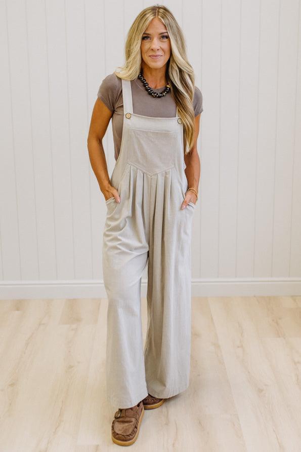 Keller Pintuck Overalls