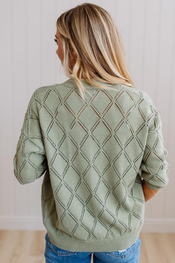 Meg Open Knit Cardigan