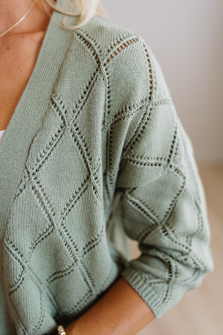 Meg Open Knit Cardigan