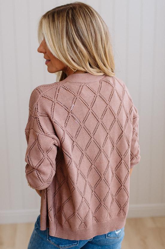 Meg Open Knit Cardigan