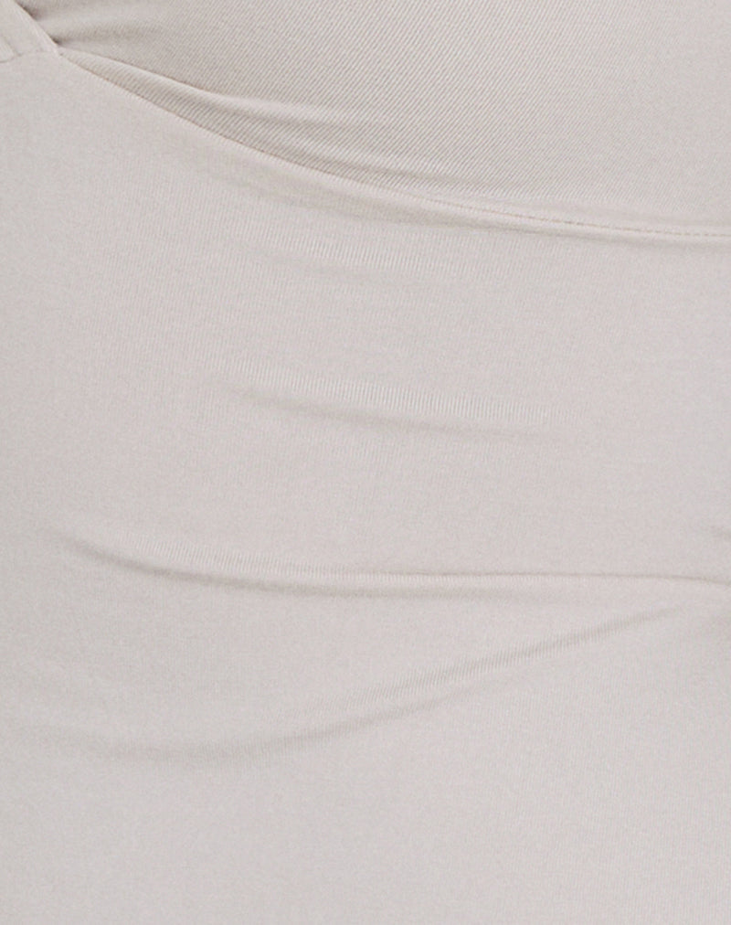 Netan Crossover Top in Cannoli Cream