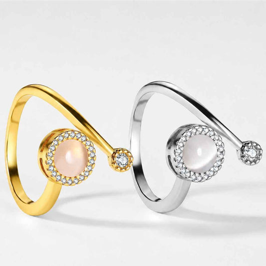 Opal Spinner Worry Ring