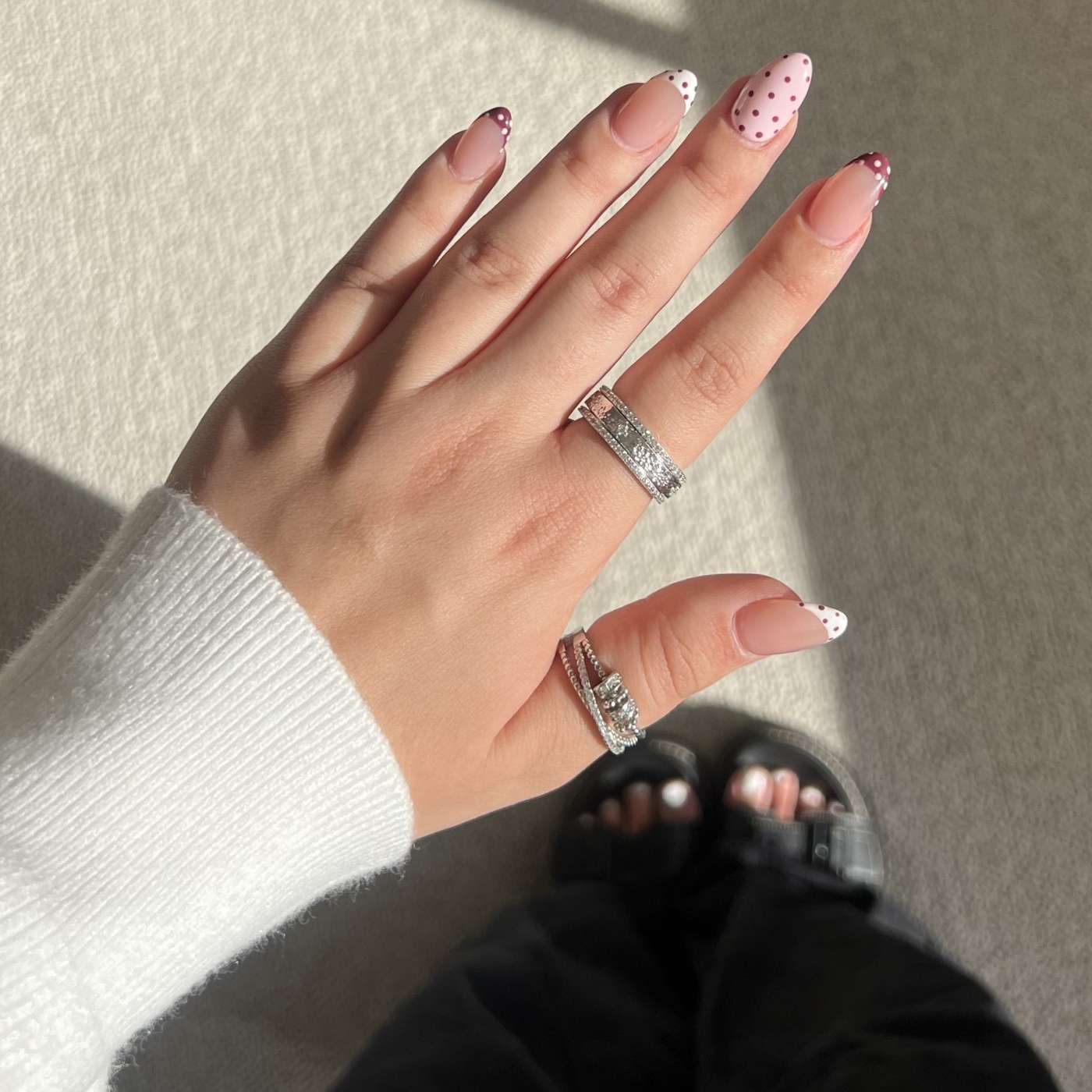 925 Sterling Silver Serenity Sliding Worry Ring