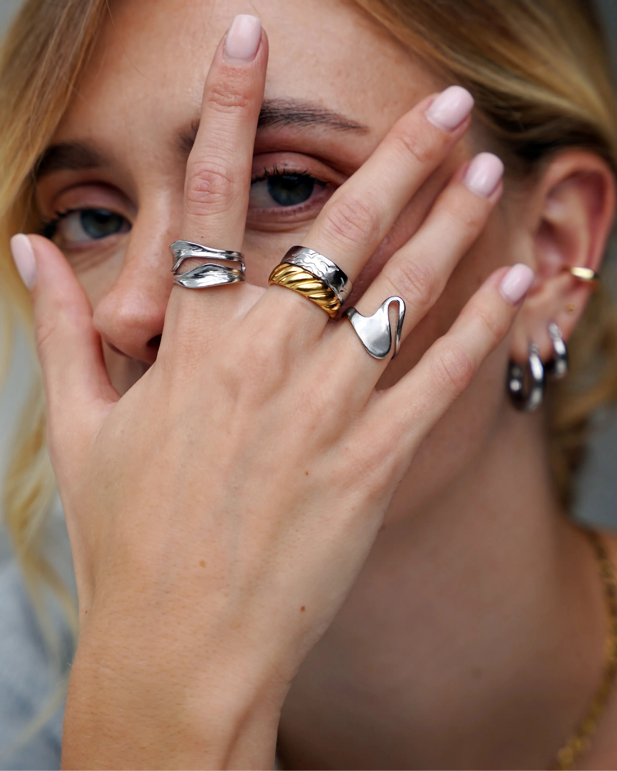 Suze - Ring - Stainless Steel - Adjustable