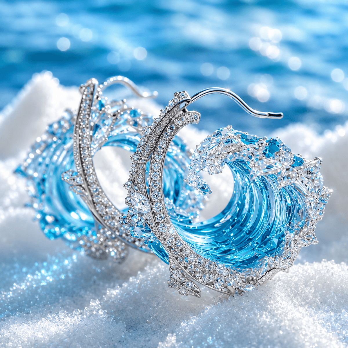Ocean's Oath Vintage Earrings