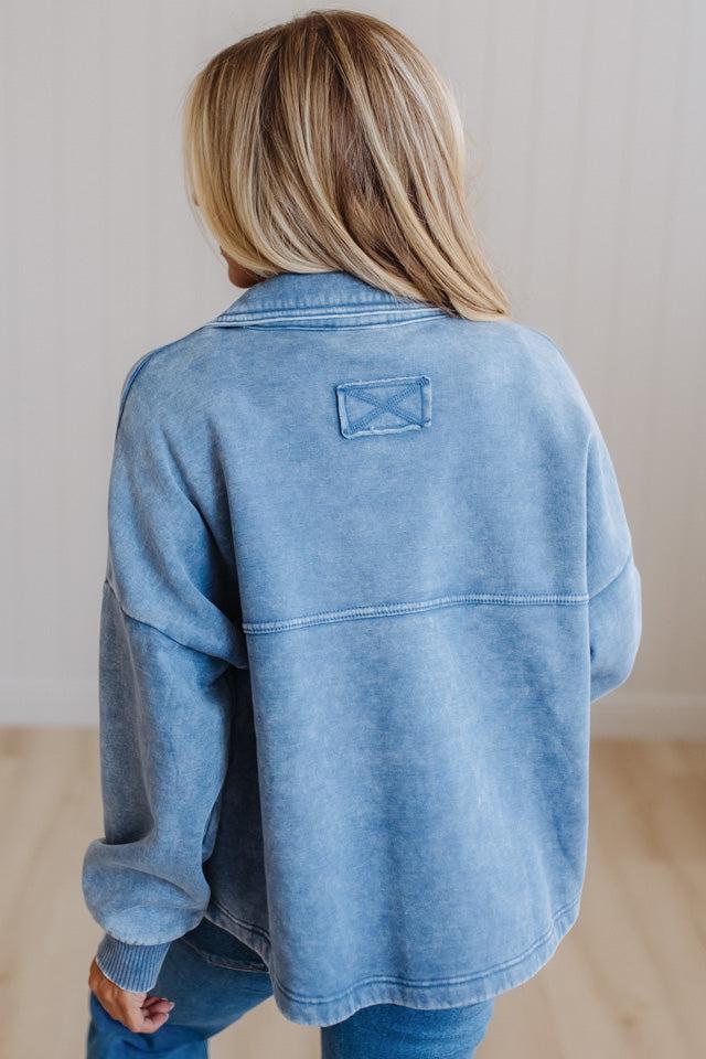 Ollie Acid Wash Fleece Jacket