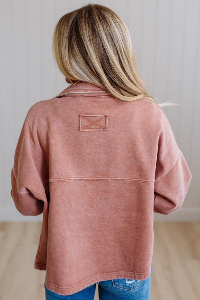 Ollie Acid Wash Fleece Jacket