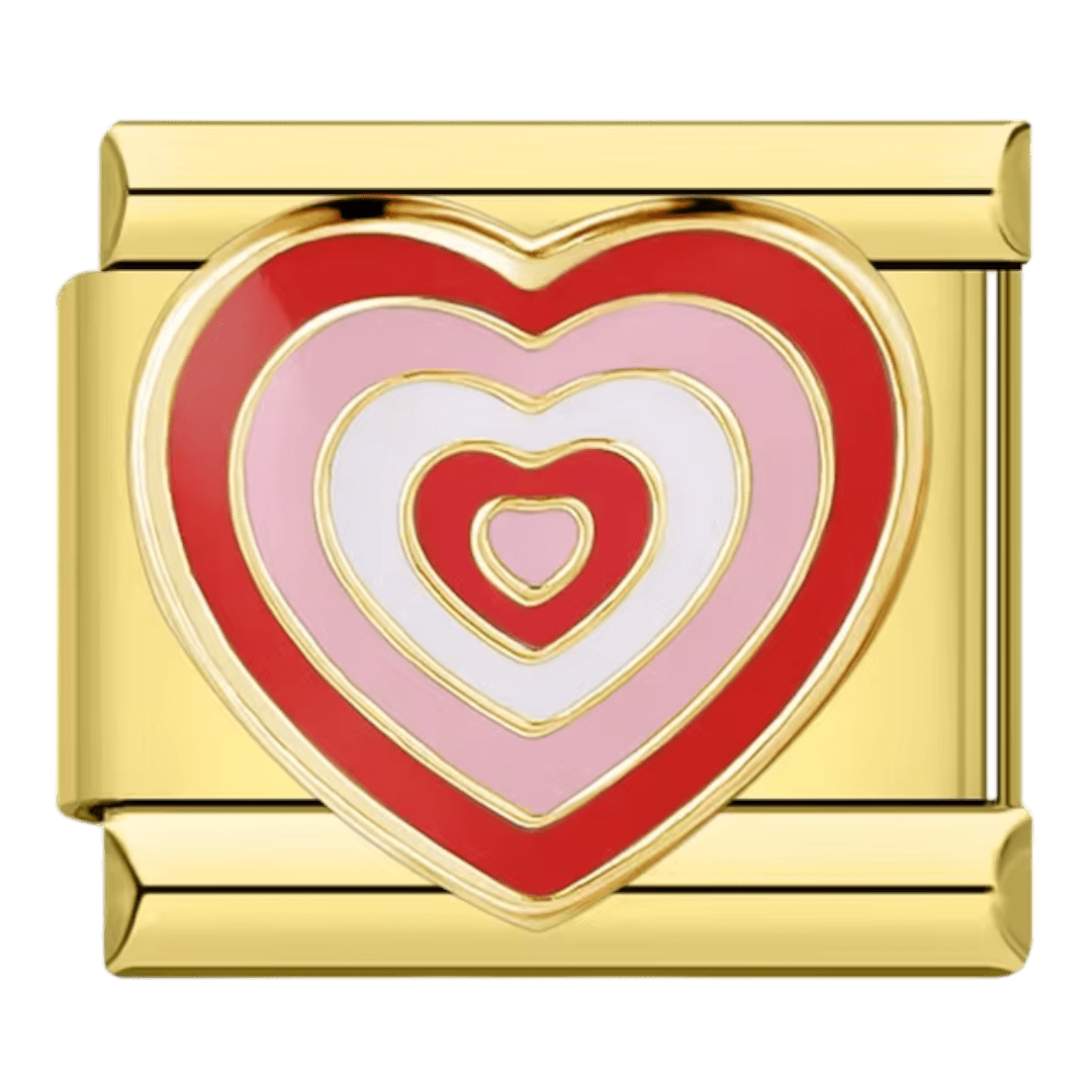 Pink Hearts Charm