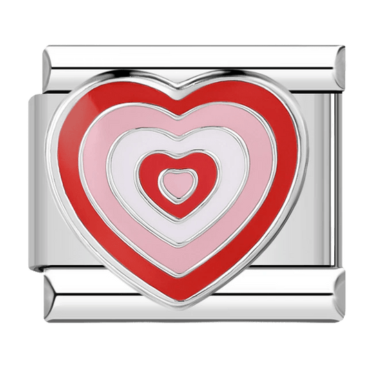 Pink Hearts Charm