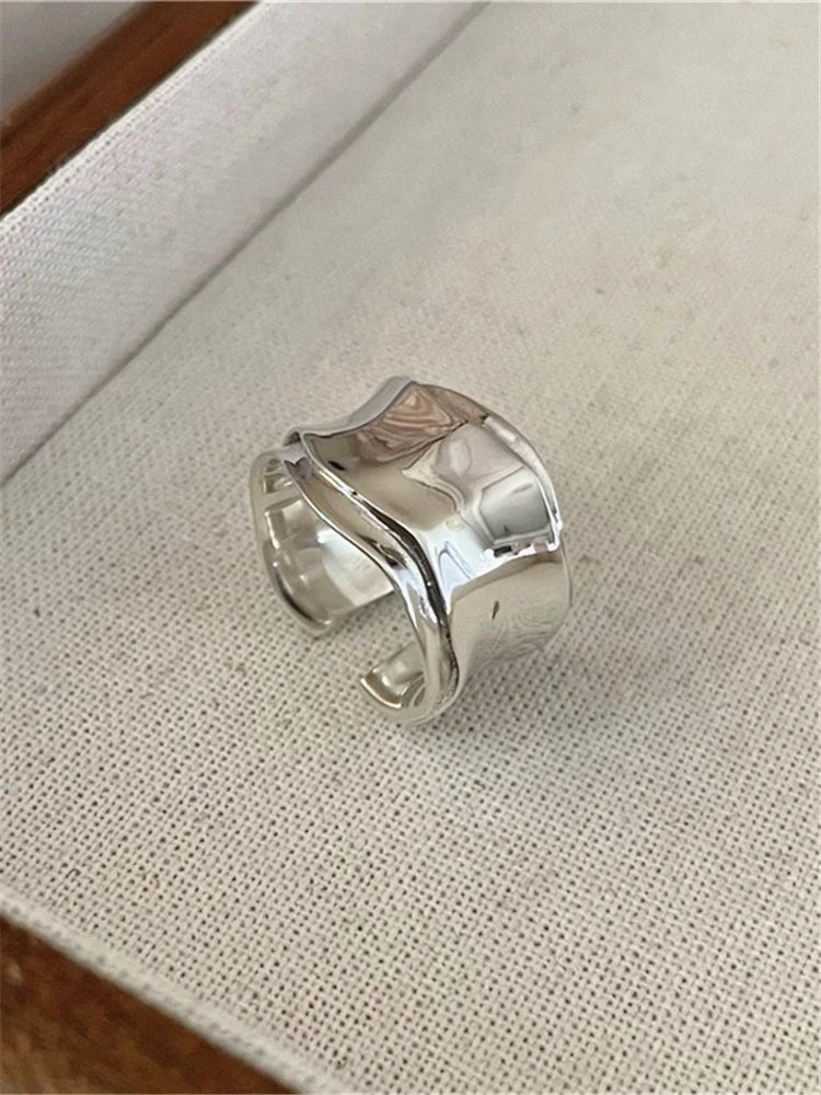 Geometric Gothic Titanium Steel Ring