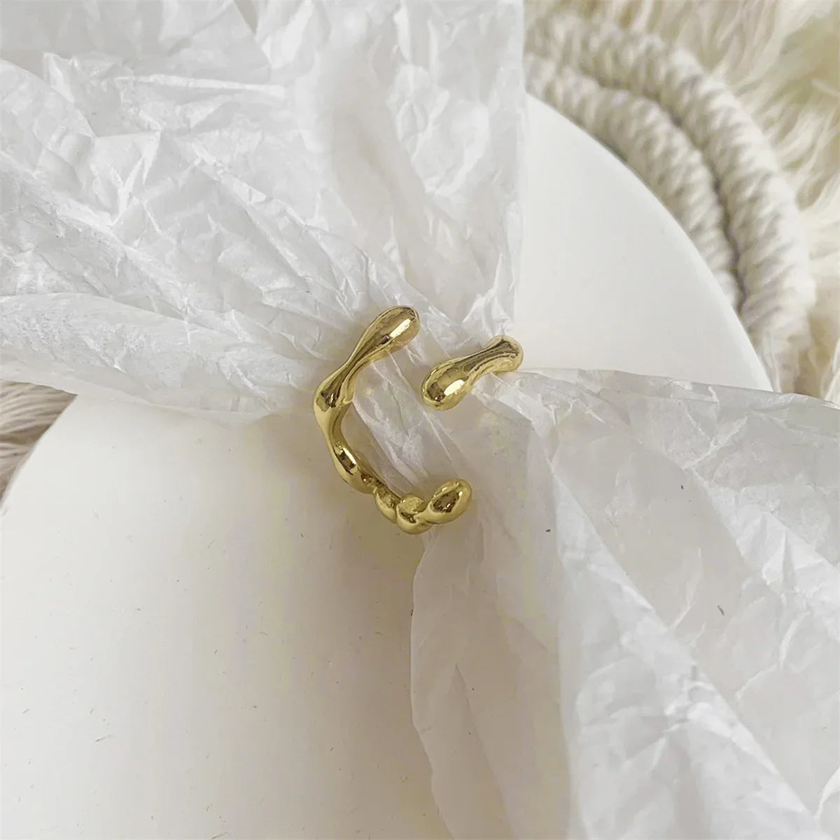 Fashion Silver Minimalist Gothic Ring